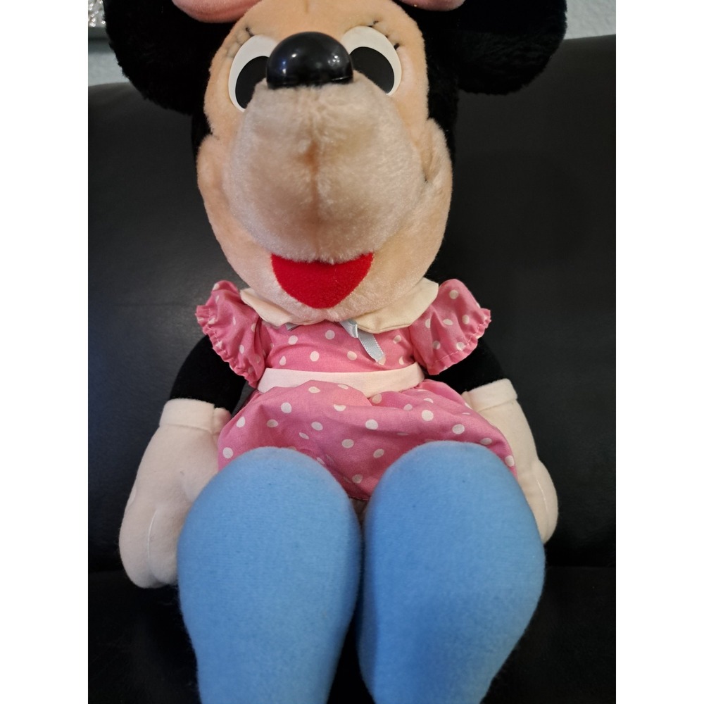 Vintage Minnie Mouse Plush Doll 15" - Picture 3 of 8